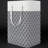 Two-Piece Set, Large Capacity 75L Foldable Laundry Hamper With Handles, Modern Grey Lantern Design Fabric Clothes Storage Bin, Breathable And Moisture-Resistant