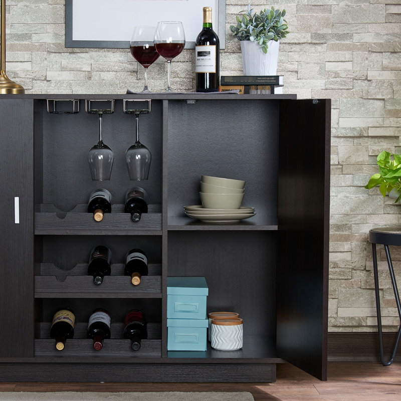Vitrine à vin à tons multiples - Mettez en valeur vos étagères à finition de vin pour garder votre espace propre et bien rangé