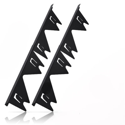 Stainless Steel Stove Gap Covers,Stove Gap Filler, Range Trim Kit, Stove Gap Guards, Heat Resistant And Easy To Clean, Easy Retractable Length 13.8" To 27.5", Width 0.79",Black(2PCS)