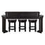 Ensemble 4 pièces console de bar