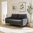 Dotson 58" Velvet Round Arm Sofa Loveseat-1233094829