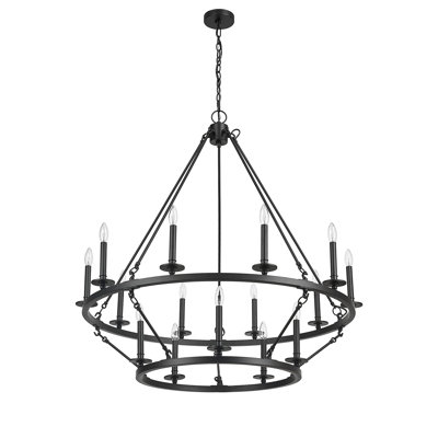 Florence 15 - Light 41.75" Wide Dimmable Chandelier