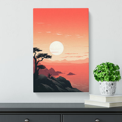 Japanese Sunset Minimalism No.2 - Print