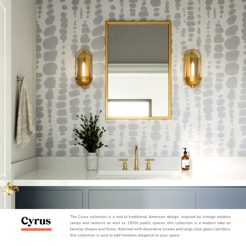 Cyrus Vanity Light, Matte Black