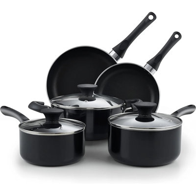 Cook N Home 8 Piece Aluminum Non Stick Cookware Set