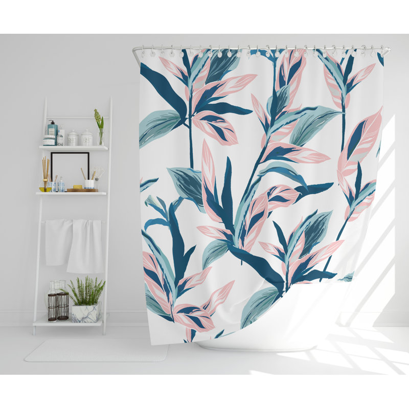 Welaka Polyester Shower Curtain, 177cm H x 168cm W