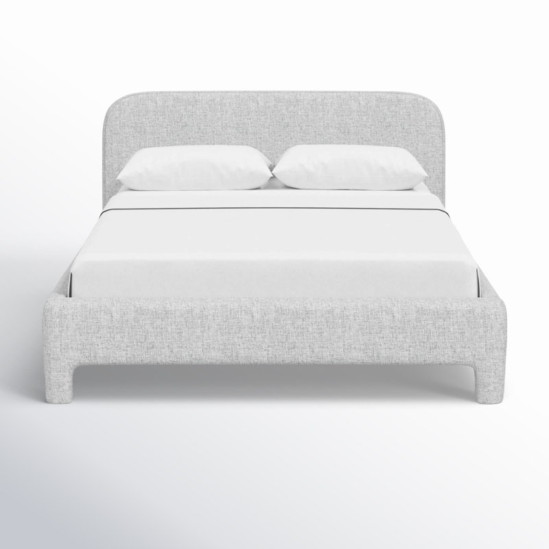 Illy Upholstered Standard Bed, King, Zuma Pumice Textured Linen