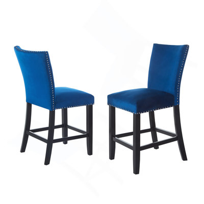 Fauteuil en velours 2pc