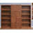 Rummond  15 Shelf Bookcase Wall with Doors, 72 inch Tall-30610077
