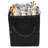 23.6" Tall Foldable Rolling Grocery Bag, Water-Resistant Utility Shopping Cart With 4 Swivel Wheels For Laundry And Groceries-128967363