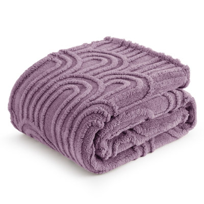 Bedsure GentleSoft Twin/TwinXL Fleece Blanket – Ultra Soft Plush Throw for Dorm Room – Gray – Cozy Gift for Her