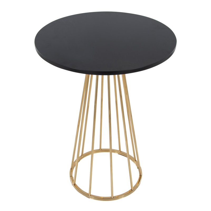 Table de comptoir Canary Cosmo, Noir, noir, noir, noir, Doré, 36"