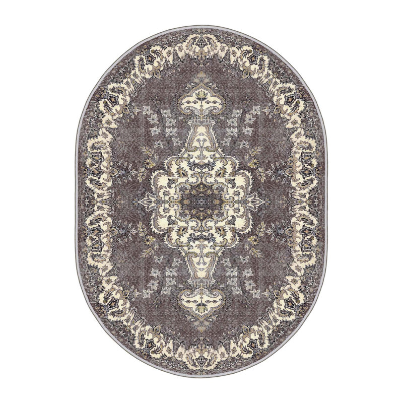Premium Hall Carpet (3.3 x 9.8 ft), 100% Polyester, 8 mm Pile Height | Antibacterial, Non-Slip PVC Dot Underside, 650 gr/m² | Machine Washable, 3D Digital Printing | Ideal for Living Room & Entryways, Durable & Stylish Design