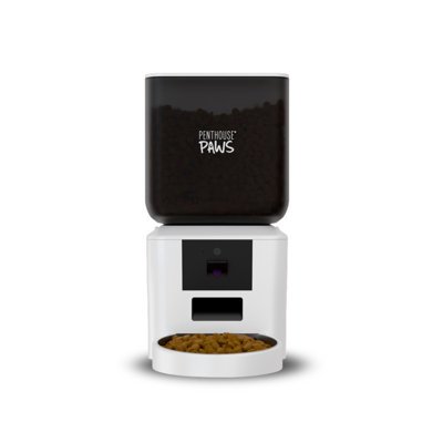 Penthouse Paws Smart Maxx HD Automatic Dog Feeder with Wi-Fi Camera, 7L Capacity, App Control & Voice Recorder
