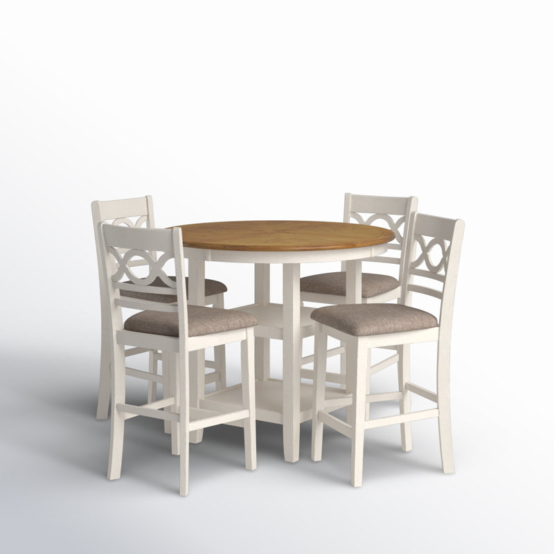 Ensemble repas pour 4 personnes Turgeon, Beige/brun, H 36 po x L 42 po x l 42 po