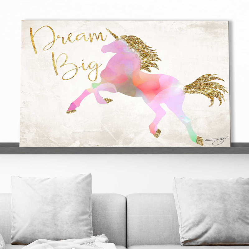 «Dream Big (Horizontal)» par Jodi - impression, Toile tendue, H 18 po x l 30 po x P 1 po