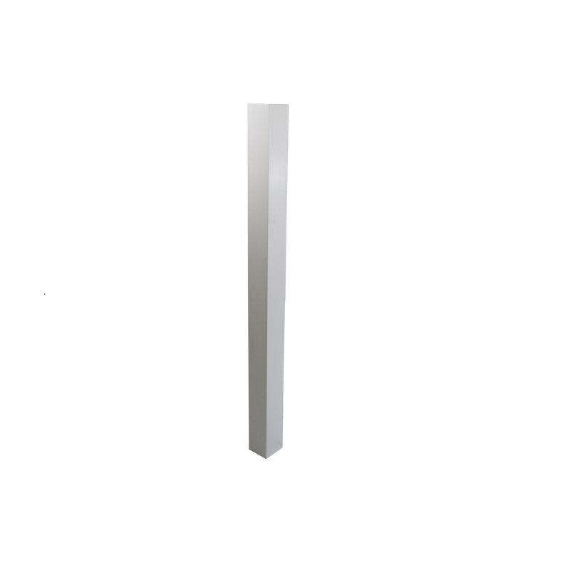 Poteau de poteau 3,5 po x 54 po en chêne rouge