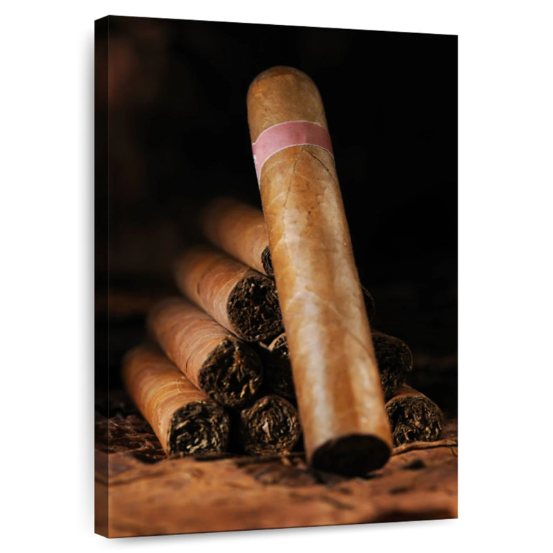 Senne Stacked Cuban Cigars, 48" H x 32" W