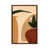 Classic Brown Wood Framed Canvas