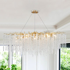 Shades of Light - Elevated Boho 2021 - Minimalist Iron Ring Chandelier - 12  Light