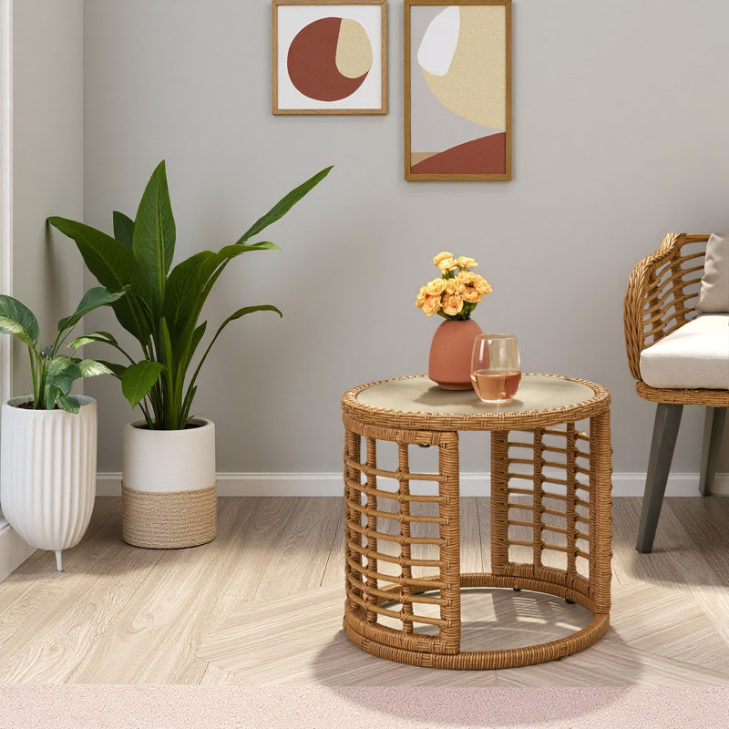 SIDE TABLE, Light Brown