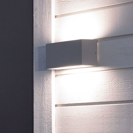 Up & Downlight, Graphite details, 1 x fluorescent TC-D G24d-2 18W (included), Illuminates both upwards and downwards