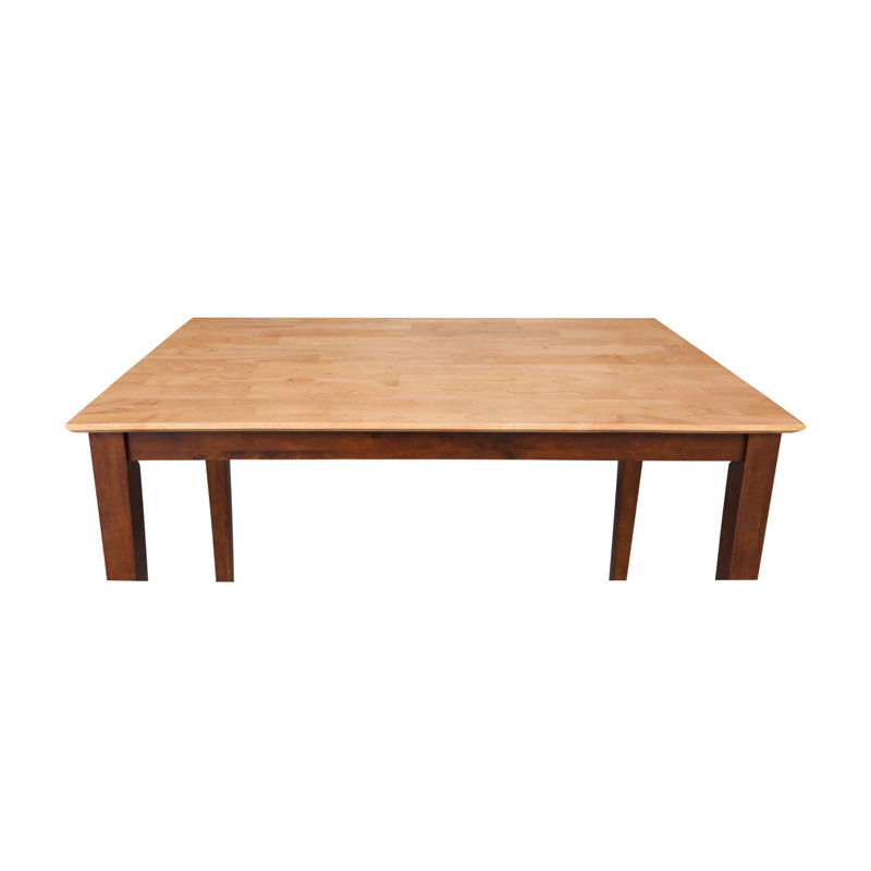 Calumet Heimann Solid Wood Dining Table, White, 36" H x 48" L x 30" W