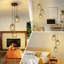 3-Light Black Oval Kitchen Island Pendant