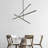 Brader 3 - Light 56 " Modern Linear LED Chandelier