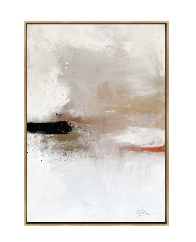 Formelle Single Picture Frame Painting on Wood, 150 cm H x 120 cm W, Oak