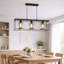 3 - Light Black Kitchen Island Pendant