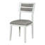 Ensemble de salle à manger 6 pièces Classic Classic avec pieds en bois d'hévéa massif, plateau de table en placage de fibres à densité moyenne, chaises rembourrées et banc pour des expériences culinaires confortables et intemporelles.