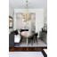 Medium Oval Leather Fringe Chandelier-1531697400
