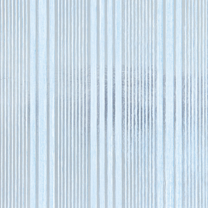 Modern Luxury Striped Metallic Wallpaper Roll, Sky