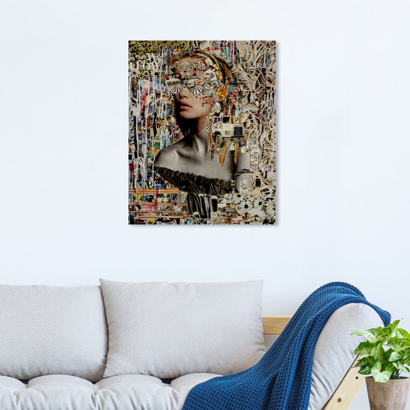 " Fashion And Glam>Portraits>Female " Painting Print, 20" H x 16" W