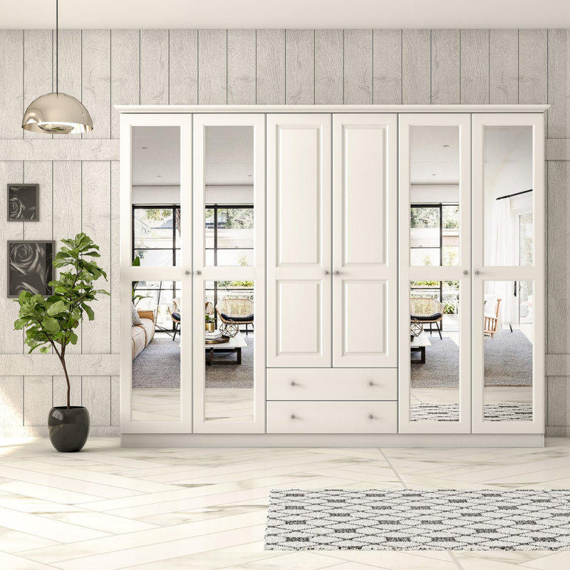 Floreat 6 Door Wardrobe