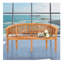 Peanut Teak Garden Bench