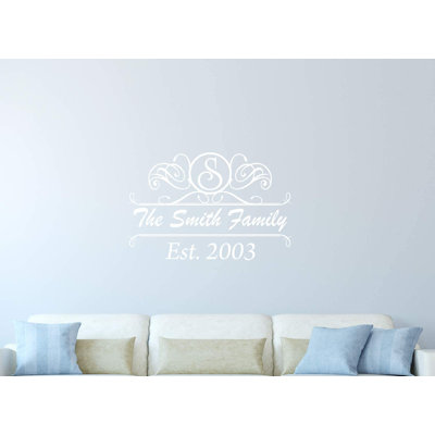 Text & Numbers Non-Wall Damaging Wall Decal