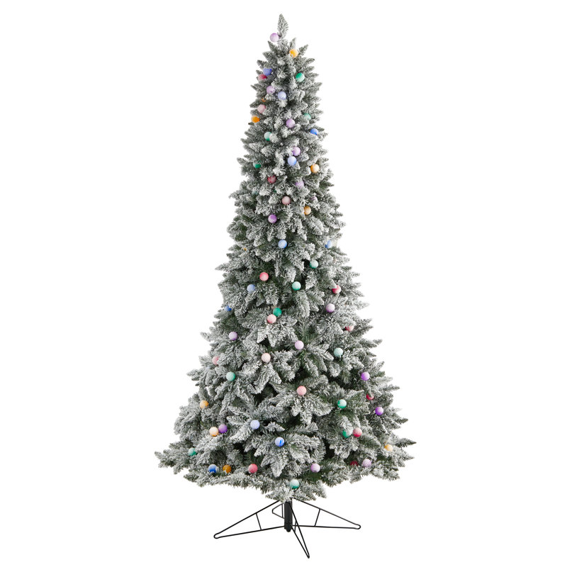 Lighted Artificial Christmas Tree, 8.5' H
