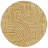 Woven Carpet With Wavy Patterns In Off Yellow Shades-1786860444