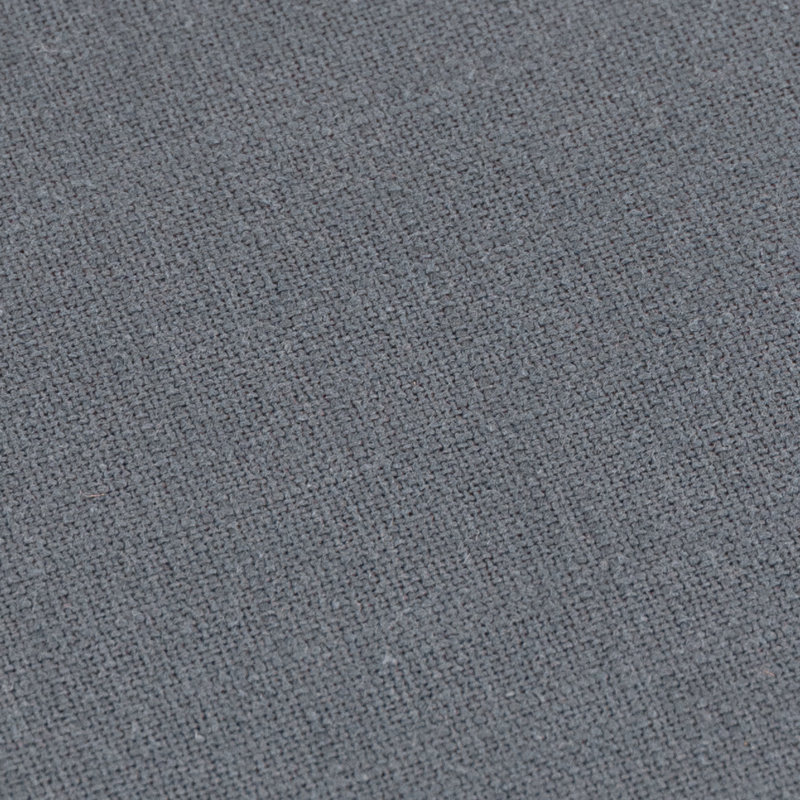 Slub Cotton Square Cushion, Blue, Feather