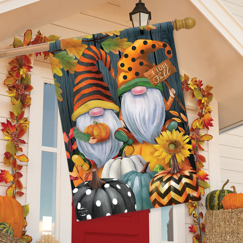 Drapeau d'automne des gnomes