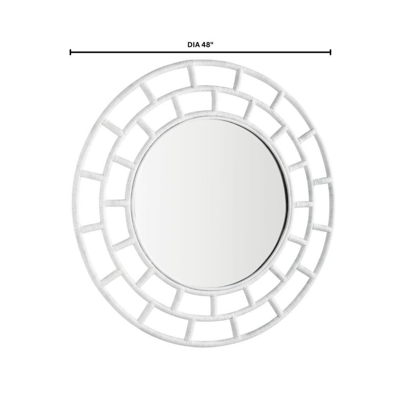 Miroir mural Comores, 48 po x 48 po