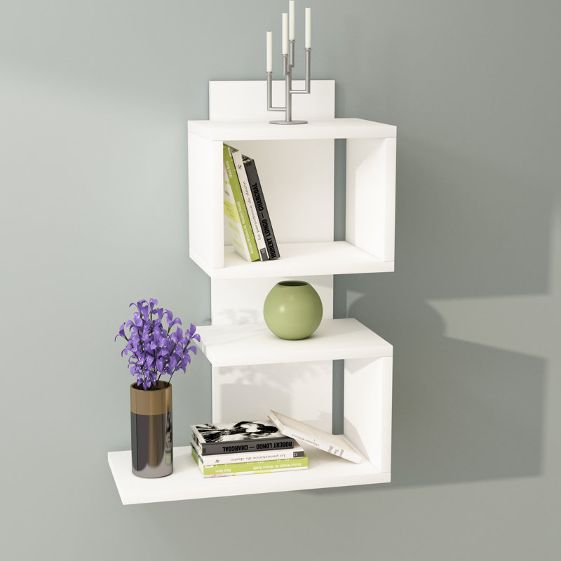 Fondea 4 Piece Accent Shelf, White
