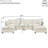 Comfy Cloud Sectional Sofa Set-1372431807
