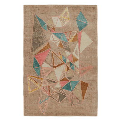 Handmade Silk and Wool Area Rug
