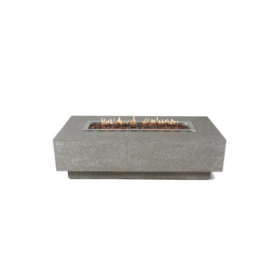 Table de feu en béton 58 po x 28 po Kingsale