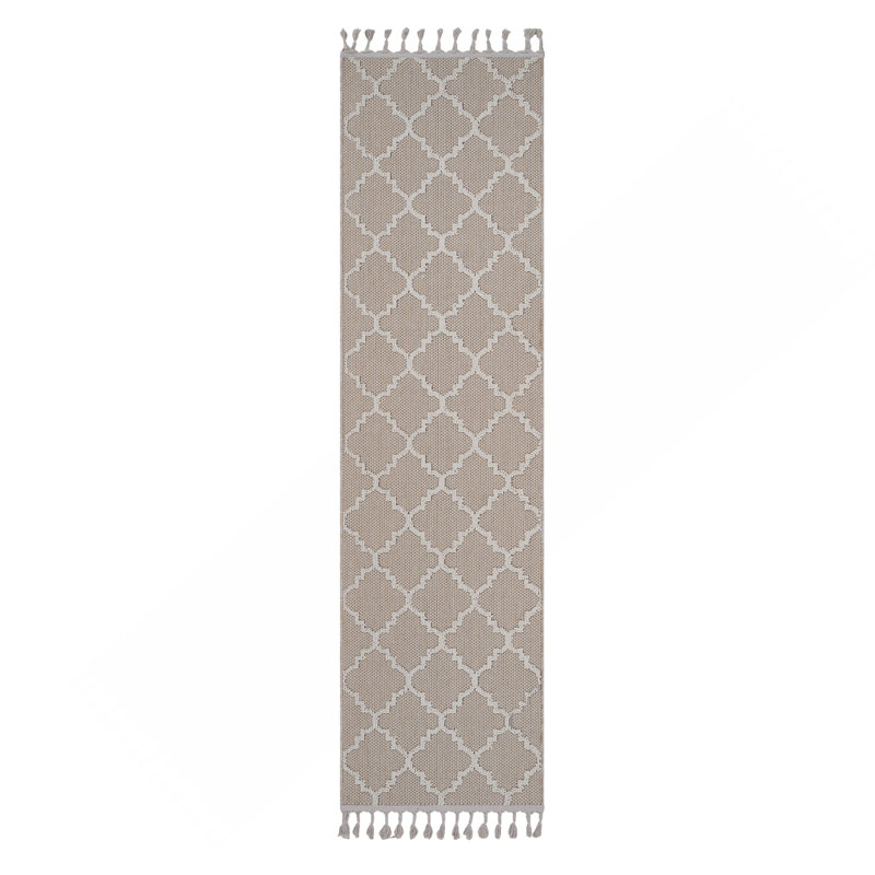 Tapis intérieur / extérieur Trellis, Tapis de couloir 2 pi 2 po x 8 pi