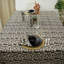 Serviette de table 18 x 18 po Fabividine Fabividine, imprimé floral, (Pushp Varsha, noir) {Ensemble de 10}