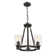 Leithgow 3 - Light Dimmable Wagon Wheel Chandelier
